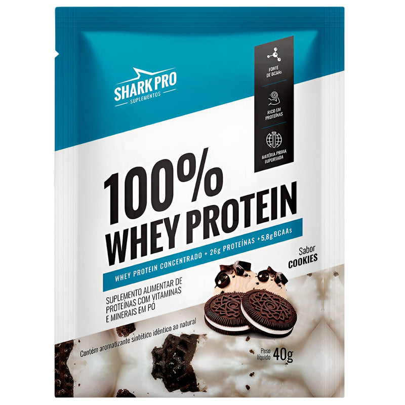 100% Whey Protein (Sachê de 40g) Shark Pro