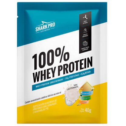100% Whey Protein (Sachê de 40g) Shark Pro