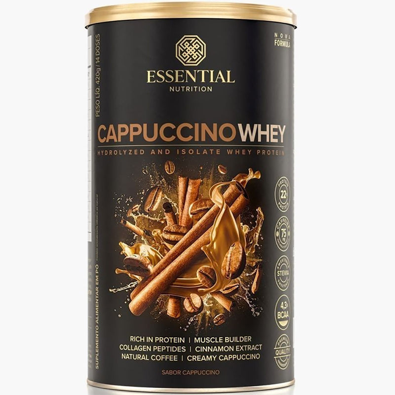 Cappuccino Whey (420g) Essential Nutrition