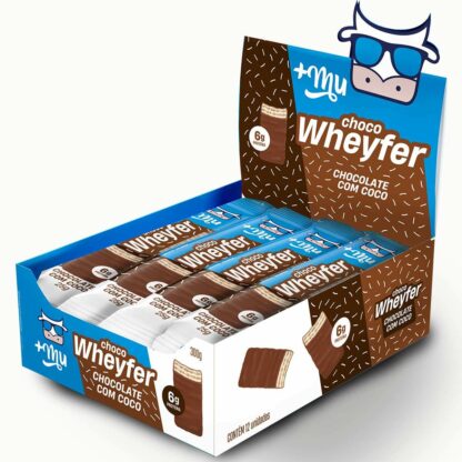 Choco Wheyfer Wafer Recheado (12 Barras de 25g) +Mu