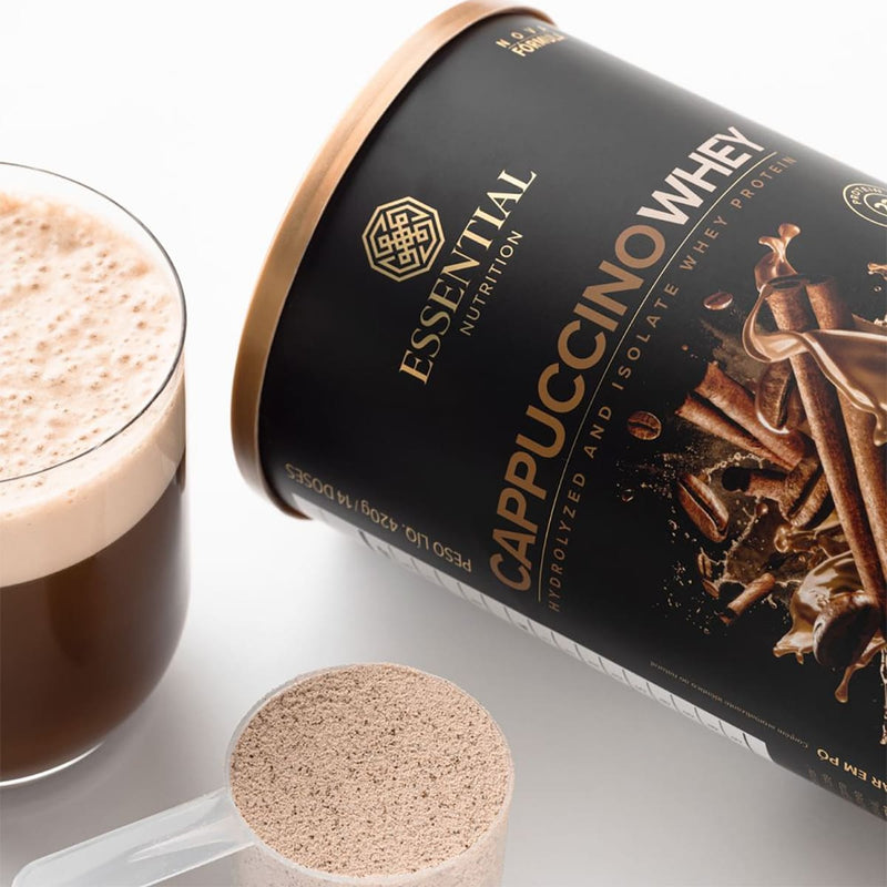 Cappuccino Whey (420g) Essential Nutrition