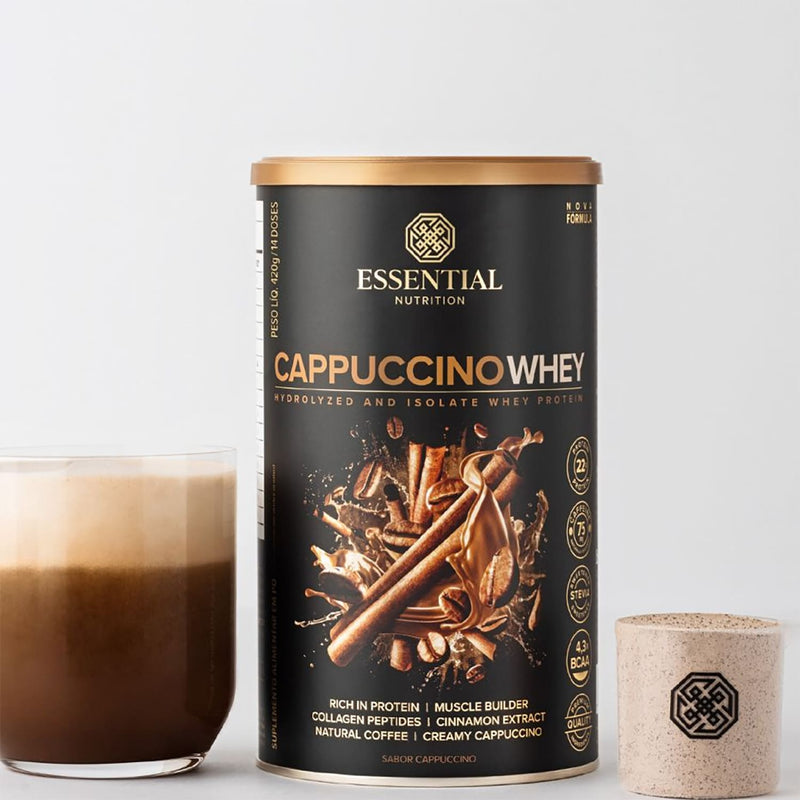 Cappuccino Whey (420g) Essential Nutrition