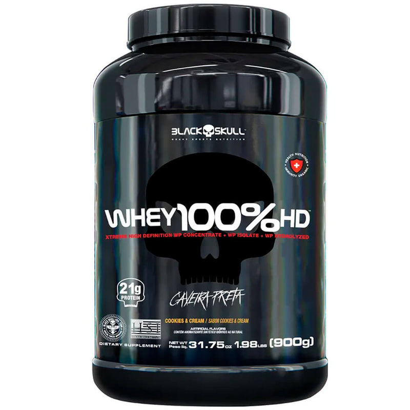 Whey 100% HD (900g) Black Skull