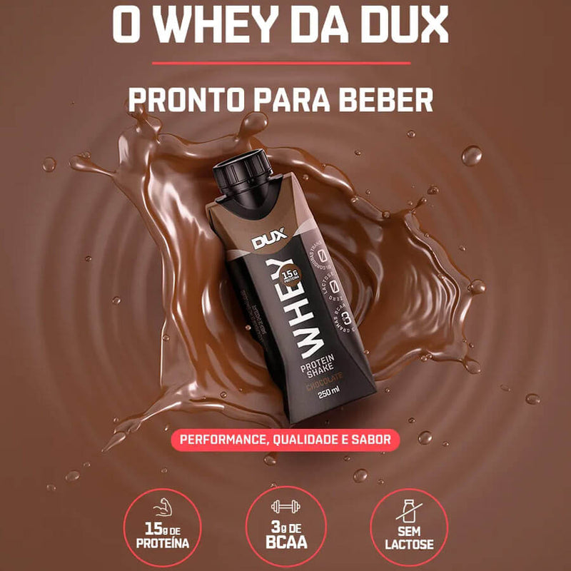 Whey Protein Shake 250ml (4 unidades) DUX Nutrition Lab
